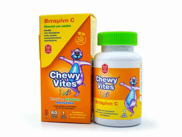 Vican Chewy Vites Kids Βιταμίνη C, 60 Μασώμενα Ζελεδάκια