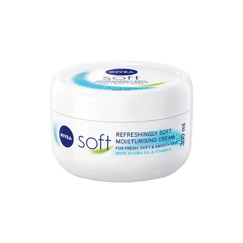 Nivea Soft Αναζωογονητική Ενυδατική Κρέμα για Καθημερινή Χρήση 300ml