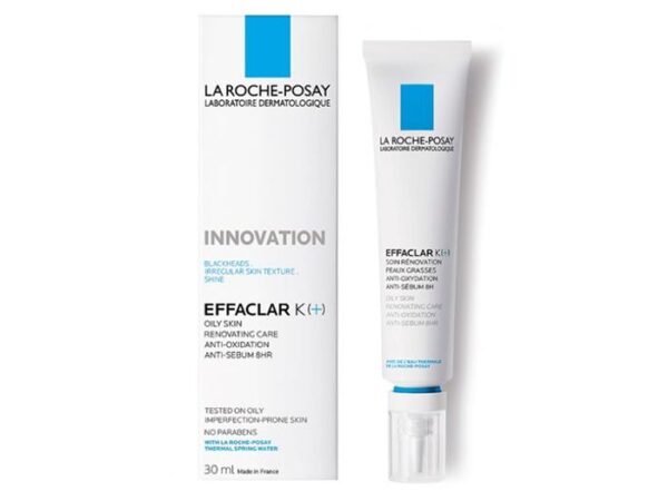 La Roche-Posay - Effaclar K+, Καθημερινή Φροντίδα για το Λιπαρό Δέρμα με Ατέλειες, 40ml