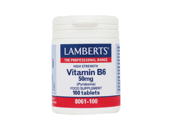 Lamberts Vitamin B6 50mg 100tabs