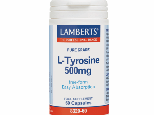 Lamberts L-Tyrosine 500mg 60 caps