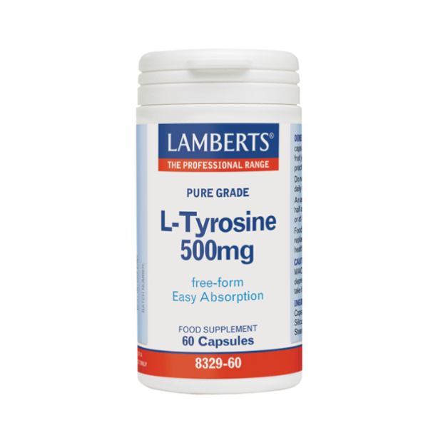 Lamberts L-Tyrosine 500mg 60 caps
