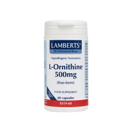 Lamberts L-Ornithine 500mg 60caps