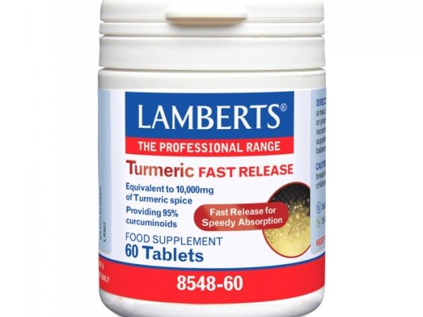 Lamberts Turmeric Fast Release 200mg 60 tabs