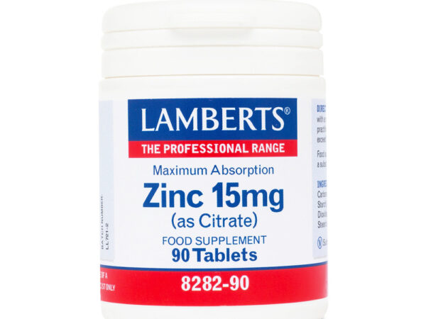 Lamberts Zinc 15mg 90 Ταμπλέτες