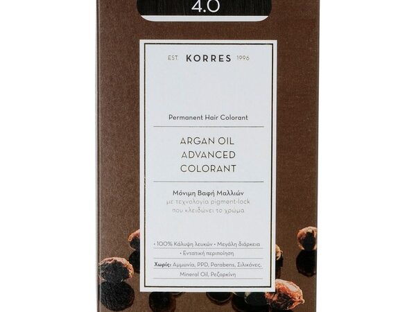 Korres Argan Oil Advanced Colorant 4.0 Καστανό Φυσικό 50ml