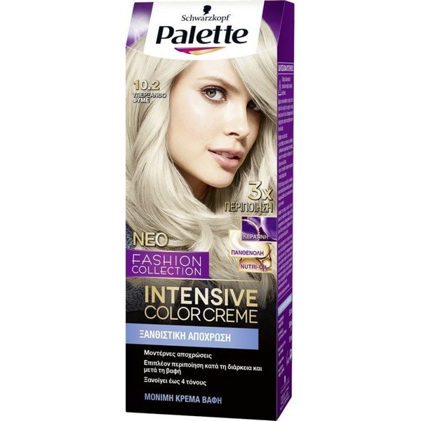 Schwarzkopf Palette Intensive Color Creme 10.2 Υπέρξανθο Φυμέ 50ml