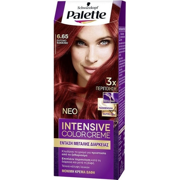 Schwarzkopf Palette Intensive Color Creme 6.65 Έντονο Κόκκινο 50ml