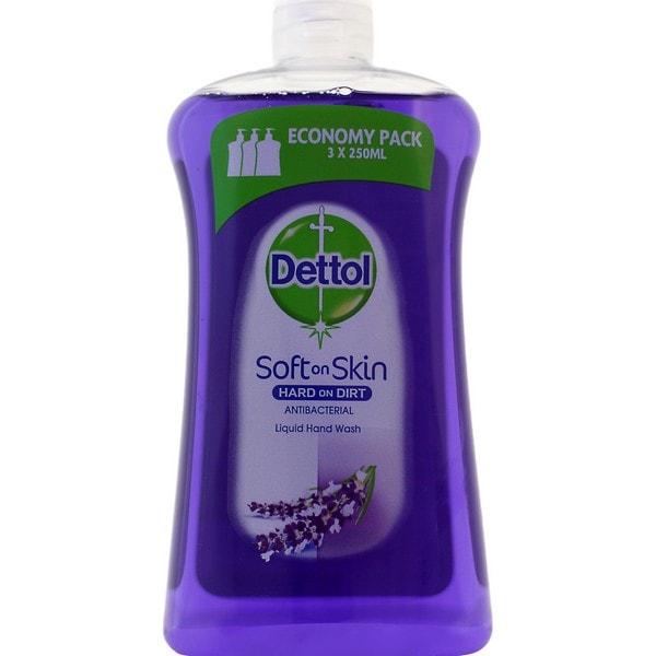 Dettol Lavender Soft On Skin Hard On Dirt Refill 750ml - Image 2