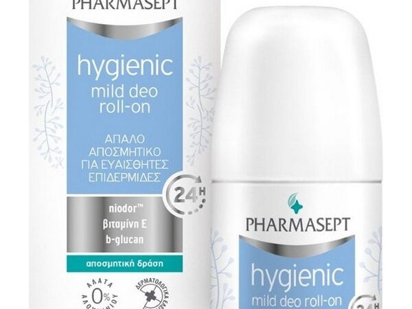 Pharmasept Hygienic Mild Deo 24h Roll-On Αποσμητικό για Ευαίσθητες Επιδερμίδες 50ml