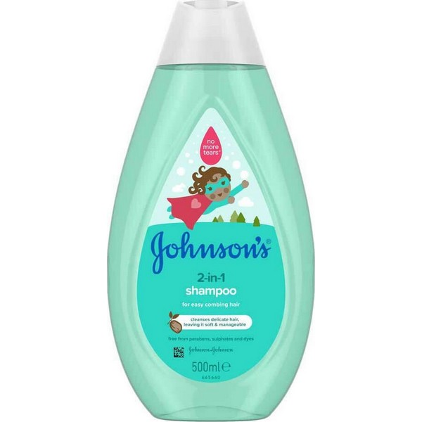 Johnson & Johnson Johnson's Baby Shampoo 2 In 1 για Εύκολο Χτένισμα 500ml