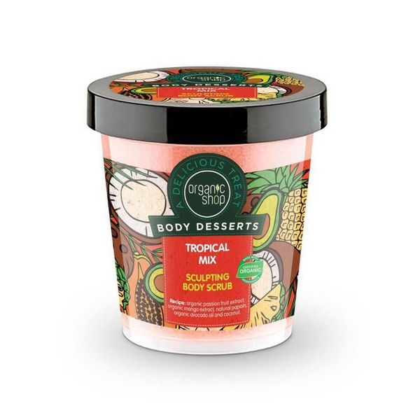 Natura Siberica Organic Shop Body Desserts Tropical Mix Sculpting 450ml