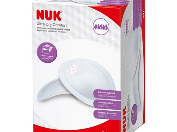 Nuk Επιθέματα Στήθους Ultra Dry Comfort 60τμχ