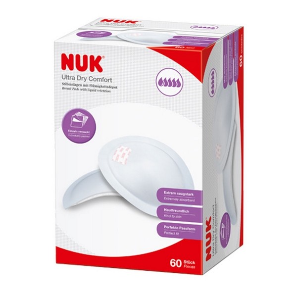 Nuk Επιθέματα Στήθους Ultra Dry Comfort 60τμχ