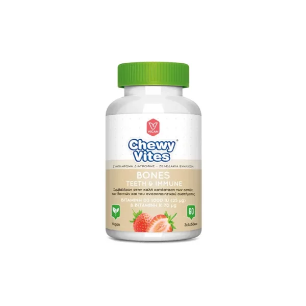 Vican Chewy Vites Adults Bones, Teeth & Immune 60 Ζελεδάκια
