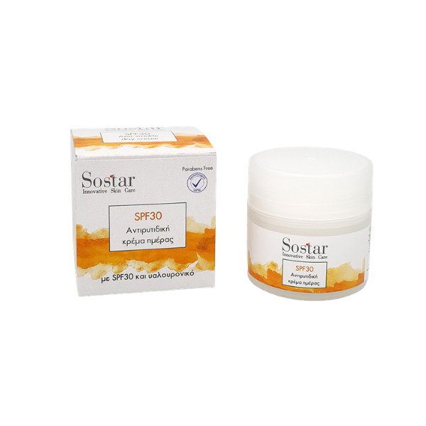 Sostar Anti-aging Panthenol Face Cream Spf30 50ml