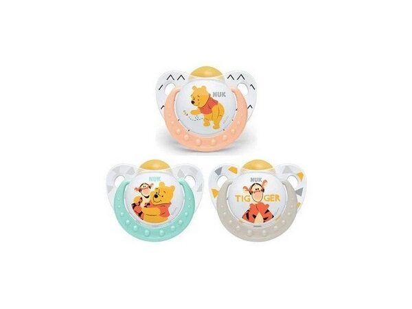 Nuk Trendline Disney Winnie Πιπίλα Καουτσούκ 0-6m 1 τμχ