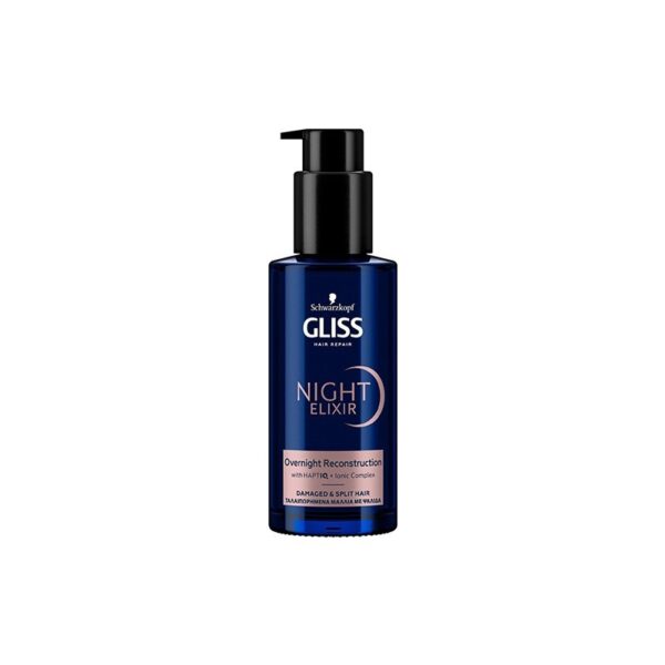 Schwarzkopf Gliss Hair Mask Night Elixir Overnight Reconstruction Hair Mask 100ml