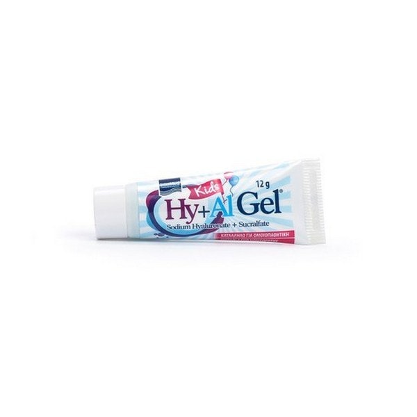 InterMed Hy+Al Gel Kids Στοματική Γέλη Για Παιδιά 12g Επούλωση Των Μαλακών Ιστών Της Στοματικής Κοιλότητας