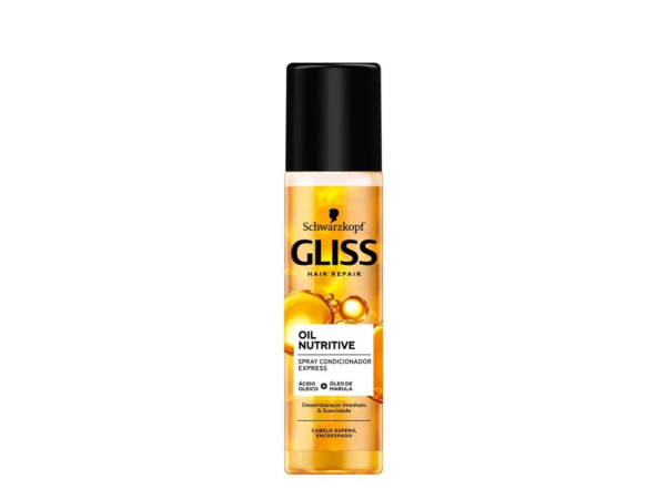 Schwarzkopf Gliss Oil Nutritive Leave In Conditioner Spray για Επανόρθωση για Ξηρά Μαλλιά 200ml