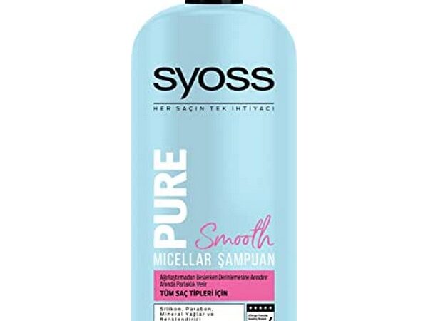 Syoss Shampoo Pure Smooth Micellar 500 ml