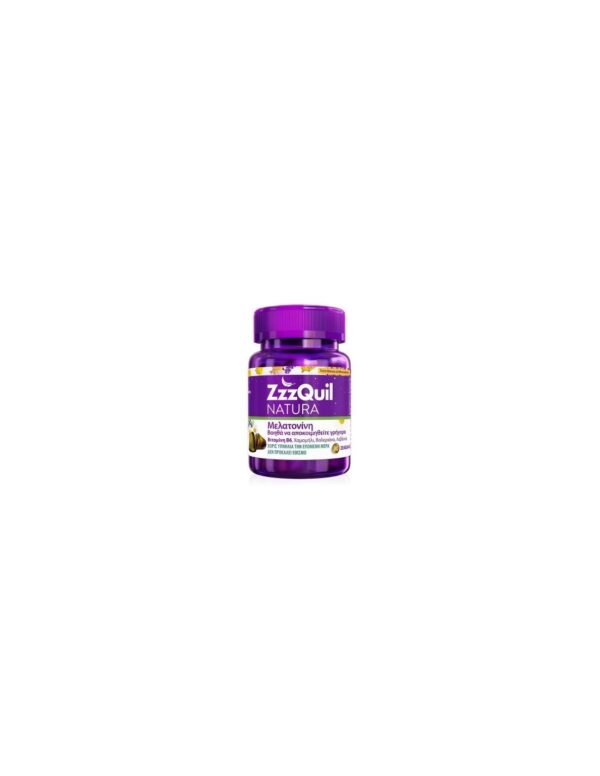 ZzzQuil Natura Μελατονίνη Μάνγκο & Μπανάνα 30 Ζελεδάκια