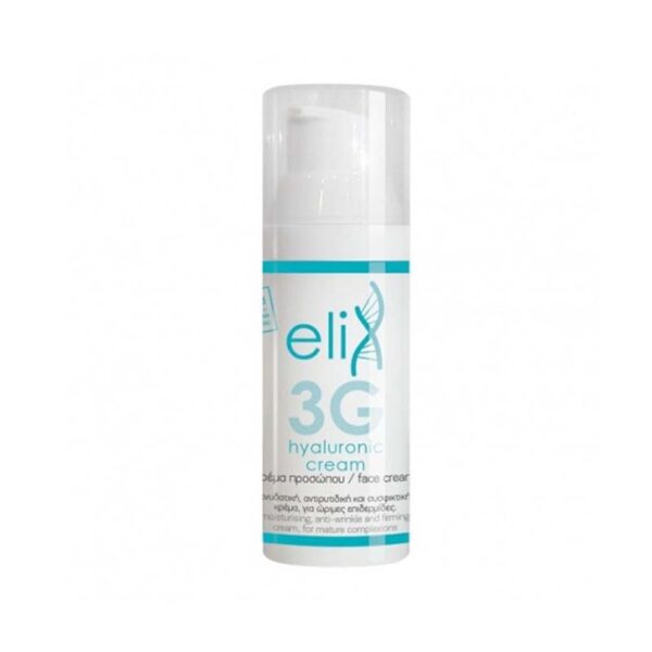 Elix 3G Hyaluronic Cream Κρέμα Προσώπου με Υαλουρονικό Οξύ για Ώριμες & Αφυδατωμένες Επιδερμίδες 50ml
