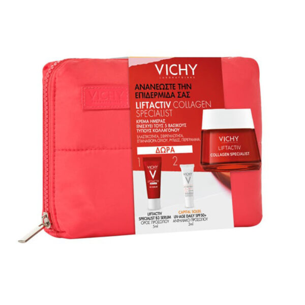 Vichy Liftactiv Collagen Specialist Anti-Age Cream 50ml + Serum 5ml + Sun Protect SPF50+ 3ml