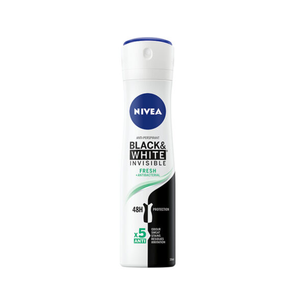 Nivea Invisible Black & White Fresh Anti-Perspirant Deodorant Spray 150ml