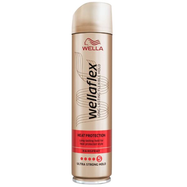 Wellaflex Λακ Μαλλιών Extra Strong (5) Heat Creations 250ml