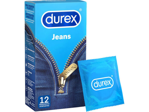 Durex Jeans Προφυλακτικά με Λιπαντικό 12τμχ