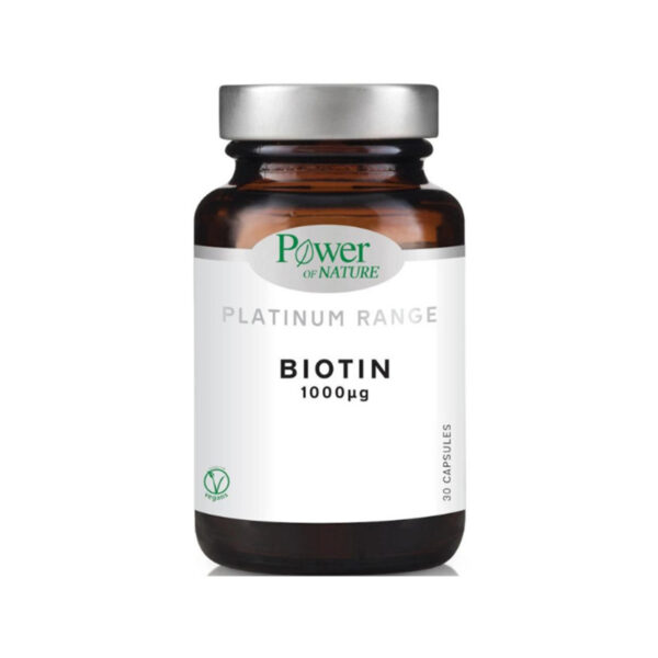 Power Health Platinum Range Biotin 1000μg 30 Κάψουλες