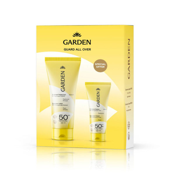Garden Guard All Over Sunscreen Lotion SPF50 200ml + Face Sunscreen SPF50 50ml