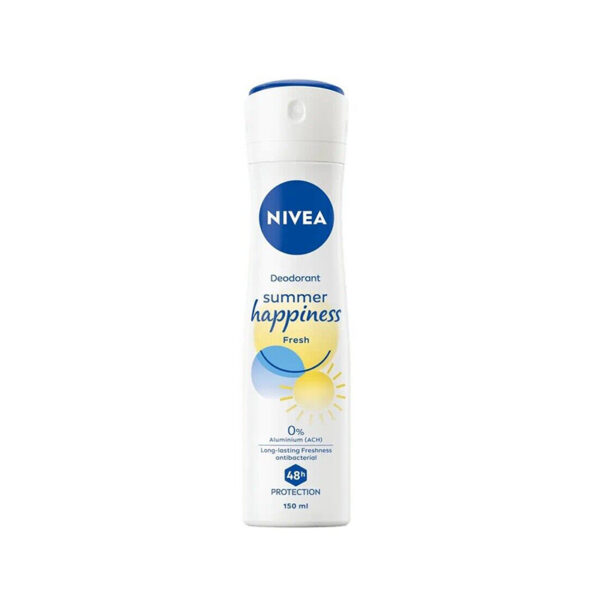 Nivea Summer Happiness Γυναικείο Αποσμητικό Spray 48h Χωρίς Αλουμίνιο 150ml