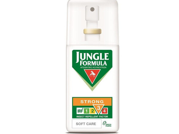Jungle Formula Strong Soft Care Αντικουνουπικό Σπρέι με Καταπραϋντικά Συστατικά, 75ml