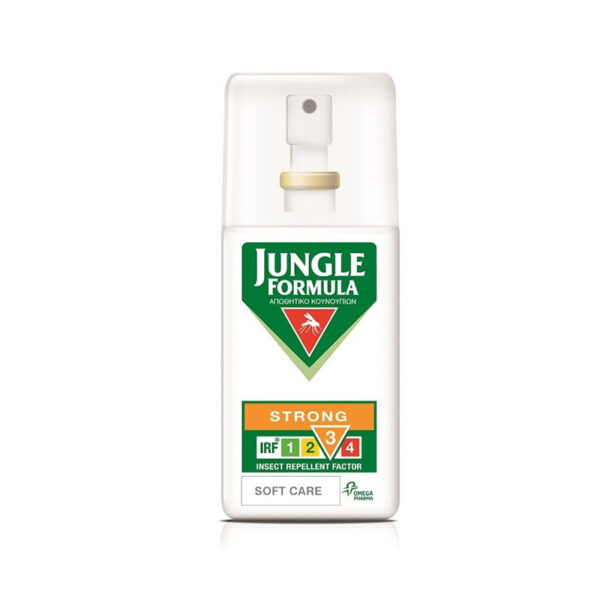 Jungle Formula Strong Soft Care Αντικουνουπικό Σπρέι με Καταπραϋντικά Συστατικά, 75ml