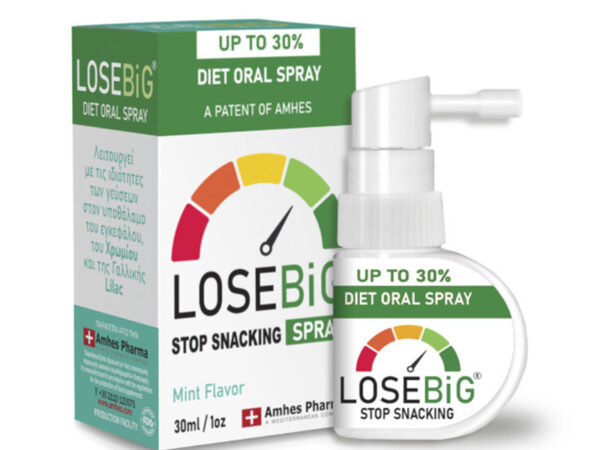 Amhes Pharma Diet Oral Spray Losebig Stop Snacking Spray Mint, 30ml