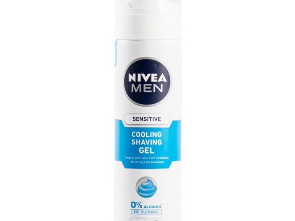 Nivea Men Sensitive Cooling Shaving Gel Ανδρικό Gel Ξυρίσματος με 0% Alcohol, 200ml