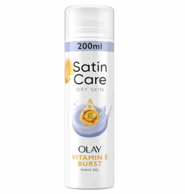 Gillette Satin Care Olay Vitamin E Burst Γυναικείο Gel Ξυρίσματος 200ml