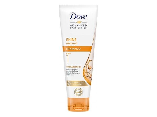 Dove Advanced Hair Series Shampoo Shine Revived Pure Care Dry Oil 250ml