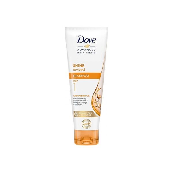 Dove Advanced Hair Series Shampoo Shine Revived Pure Care Dry Oil 250ml