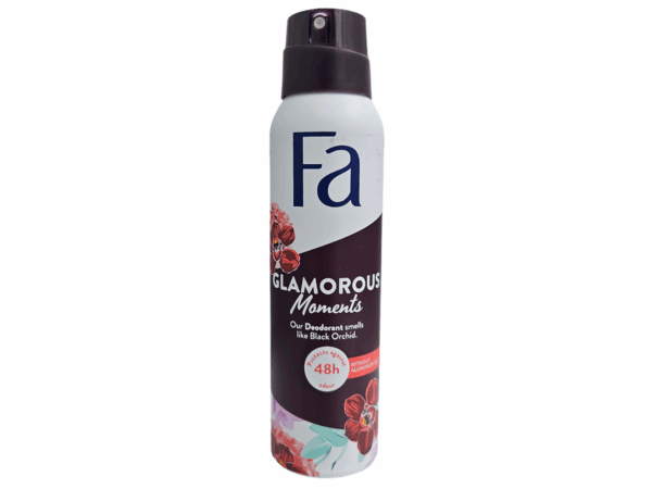 Fa Glamorous Moments Black Orchid Γυναικείο Αποσμητικό Spray 48h Χωρίς Αλουμίνιο 150ml