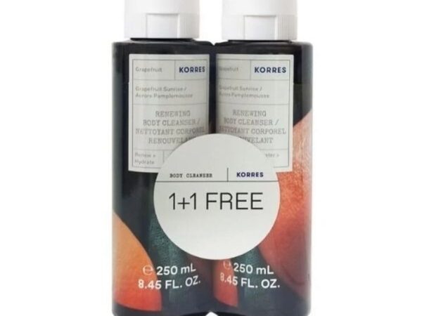 Korres Grapefruit Sunrise Αφρόλουτρο σε Gel 2x250ml