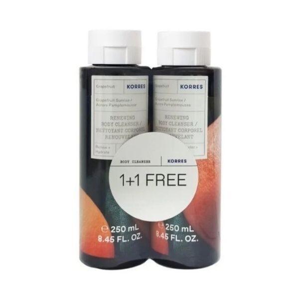Korres Grapefruit Sunrise Αφρόλουτρο σε Gel 2x250ml