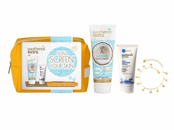 Medisei Panthenol Extra Your Skin Face & Body Milk SPF50 200ml + Skin Soothing Cream 100ml + Foot Chain