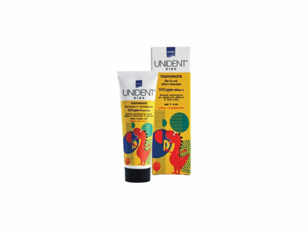 InterMed Unident Kids 500ppm Bubblegum Παιδική Οδοντόκρεμα κατά της Πλάκας 50ml