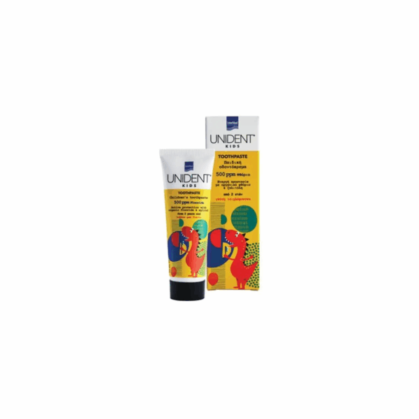 InterMed Unident Kids 500ppm Bubblegum Παιδική Οδοντόκρεμα κατά της Πλάκας 50ml