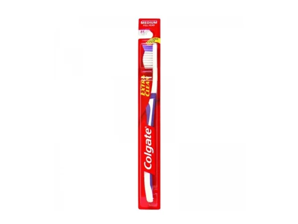 Colgate Extra Clean Medium Οδοντόβουρτσα Μωβ