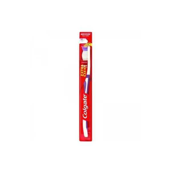 Colgate Extra Clean Medium Οδοντόβουρτσα Μωβ