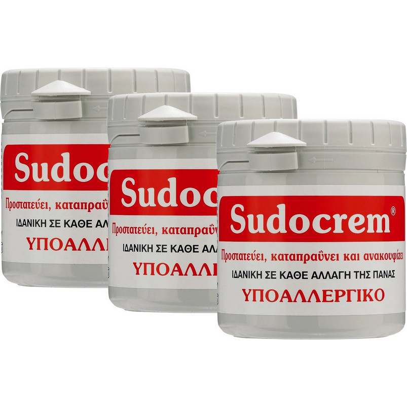 Sudocrem Κρέμα για Σύγκαμα 3 x250gr